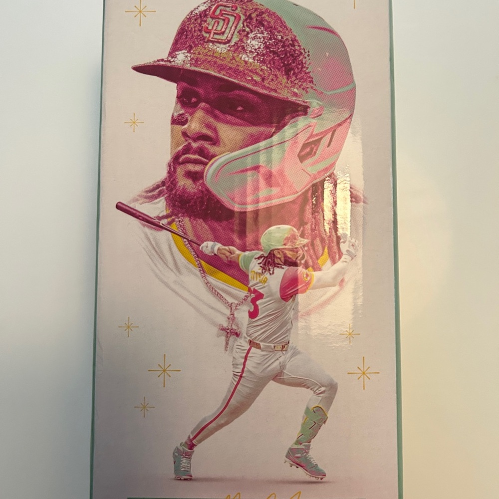 Baseball Art Print with Pink and Green Accents